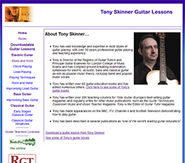Tony Skinner Guitar Lessons